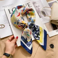70 Silk Scarf Neck Small Square Scarf New Wave Dot Silk Scarf Small Scarf High-grade Small Scarf For Women sku image 33