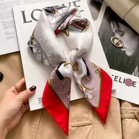 70 Silk Scarf Neck Small Square Scarf New Wave Dot Silk Scarf Small Scarf High-grade Small Scarf For Women sku image 41