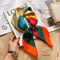 70 Silk Scarf Neck Small Square Scarf New Wave Dot Silk Scarf Small Scarf High-grade Small Scarf For Women sku image 43