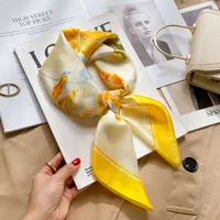 70 Silk Scarf Neck Small Square Scarf New Wave Dot Silk Scarf Small Scarf High-grade Small Scarf For Women sku image 44