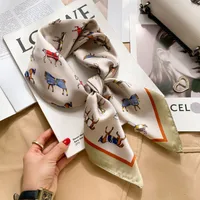 70 Silk Scarf Neck Small Square Scarf New Wave Dot Silk Scarf Small Scarf High-grade Small Scarf For Women sku image 48