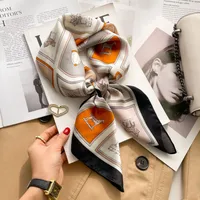 70 Silk Scarf Neck Small Square Scarf New Wave Dot Silk Scarf Small Scarf High-grade Small Scarf For Women sku image 51