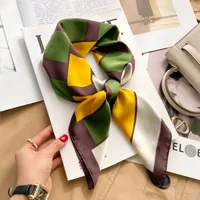 70 Silk Scarf Neck Small Square Scarf New Wave Dot Silk Scarf Small Scarf High-grade Small Scarf For Women sku image 65