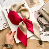70 Silk Scarf Neck Small Square Scarf New Wave Dot Silk Scarf Small Scarf High-grade Small Scarf For Women sku image 66