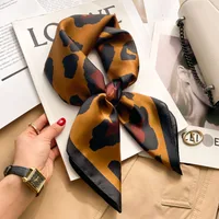 New Style Polo Dot High-end Silk Scarf Women's Fashionable All-match Silk Small Square Scarf Professional Decorative Spring And Autumn Scarf Scarf sku image 19