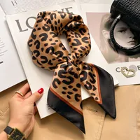 New Spring And Autumn Artificial Silk Small Scarf Women's Fashionable All-match Ribbon Decorative Scarf High-grade Business Wear Small Scarf sku image 27