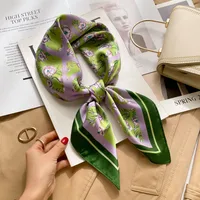 New Style Polo Dot High-end Silk Scarf Women's Fashionable All-match Silk Small Square Scarf Professional Decorative Spring And Autumn Scarf Scarf sku image 45