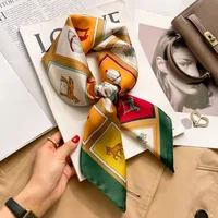 New Style Polo Dot High-end Silk Scarf Women's Fashionable All-match Silk Small Square Scarf Professional Decorative Spring And Autumn Scarf Scarf sku image 58