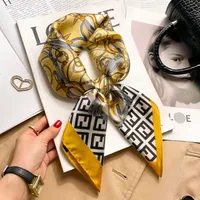 New Style Polo Dot High-end Silk Scarf Women's Fashionable All-match Silk Small Square Scarf Professional Decorative Spring And Autumn Scarf Scarf sku image 76