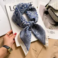 New Style Polo Dot High-end Silk Scarf Women's Fashionable All-match Silk Small Square Scarf Professional Decorative Spring And Autumn Scarf Scarf sku image 96