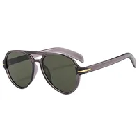 PC Double Beam Large Frame Retro Goggles Sunshade UV Protection Sunglasses Men's Aviator Sunglasses  Glasses main image 5