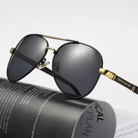 New Men's Driving Classic Polarized Sunglasses Fishing Sunglasses Outdoor Glasses Fashion UV-proof Oviductus Goggles sku image 1