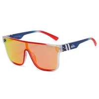 Real Film Conjoined Glasses Outdoor Sports Beach Driver Fishing Sunglasses Men's And Women's UV Protection Sunglasses sku image 1