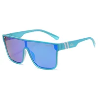 Real Film Conjoined Glasses Outdoor Sports Beach Driver Fishing Sunglasses Men's And Women's UV Protection Sunglasses sku image 7