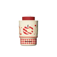Children's Cartoon Double-Drink Thermos Cup 316 Stainless Steel Coffee Cup For Women With Good Looks And Portable Car Water Cup With Straw main image 3