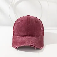 Unisex Sport Style Solid Color Curved Eaves Baseball Cap main image 5