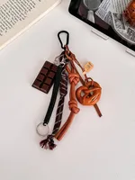 Miu Blogger Same Bag Pendant Alkaline Water Bread Hand Rope Hanging Keychain Accessories Niche High-end sku image 6