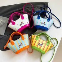 Niche Design Fashion Bag Internet Celebrant Bucket Handbag New Cute Dopamine Color Vegetable Basket Bag Crossbody Bag main image 2