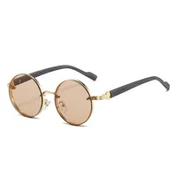New  Style Metal Round Fashion Sunglasses Casual All-match Outdoor UV Protection Men's Sunglasses main image 3