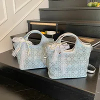 Women's Pu Leather Glittery Streetwear Square Zipper Shoulder Bag main image 1