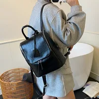 Solid Color Casual Holiday Women's Backpack main image 5