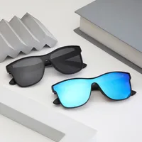 New   Outdoor Sports Riding Sunglasses Men And Women's Fashion Personalized Conjoined Polarized Sunglasses main image 1