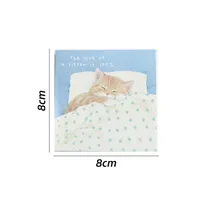 1 Piece 1 Set Animal Cat Class Learning School Paper Cartoon Style Cute Sweet Sticky Note main image 2