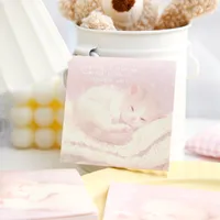 1 Piece 1 Set Animal Cat Class Learning School Paper Cartoon Style Cute Sweet Sticky Note main image 4