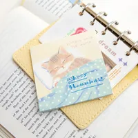 1 Piece 1 Set Animal Cat Class Learning School Paper Cartoon Style Cute Sweet Sticky Note main image 7