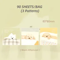 1 Piece 1 Set Animal Cat Class Learning School Paper Cartoon Style Cute Sweet Sticky Note sku image 4