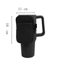 40 Oz Ice Cup Set Storage Bag Diving Material Non-slip Ice Cup Bottle Bag Car Absorbent Handle Insulation Cup Set main image 4