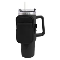 40 Oz Ice Cup Set Storage Bag Diving Material Non-slip Ice Cup Bottle Bag Car Absorbent Handle Insulation Cup Set sku image 1