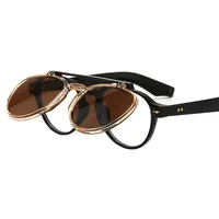 Pilot Flip Punk Sunglasses 4474 Endoscope Anti-blue Light Can Be Equipped With Myopia  Personalized Sunglasses main image 5