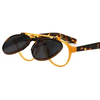 Pilot Flip Punk Sunglasses 4474 Endoscope Anti-blue Light Can Be Equipped With Myopia  Personalized Sunglasses main image 6