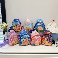 Kid'S Nylon Cartoon Capybara Cute Streetwear Oval Zipper Fanny Pack main image 1