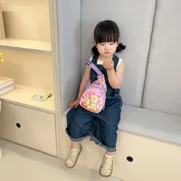 Kid'S Nylon Cartoon Capybara Cute Streetwear Oval Zipper Fanny Pack main image 4