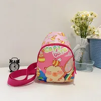 Kid'S Nylon Cartoon Capybara Cute Streetwear Oval Zipper Fanny Pack sku image 1