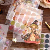 1 Piece 1 Set Portrait Animal Cartoon Class Learning School PET Paper Cartoon Style Cute Retro Notepad main image 7