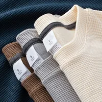 Casual Loose Short Sleeves T-shirt Round Neck Half Sleeve Summer New Solid Color Unisex Top With Backpack Label main image 5