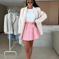 Europe And The United States    Hot Spring And Summer Puffy Skirt Elastic Waist Design Skirt main image 2