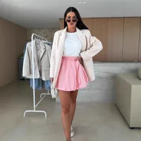 Europe And The United States    Hot Spring And Summer Puffy Skirt Elastic Waist Design Skirt main image 4