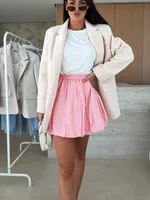 Europe And The United States    Hot Spring And Summer Puffy Skirt Elastic Waist Design Skirt sku image 2