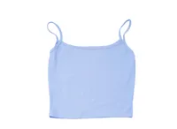 Summer New Solid Color Small Sling Female Girl Student Inner Slim Threaded Small Vest All-match Short Base Shirt sku image 18