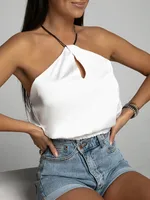 Independent Station Hot Selling New  Tube Top Camisole Outer Wear Beautiful Back Shoulder-free Sexy Top sku image 2