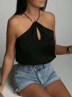 Independent Station Hot Selling New  Tube Top Camisole Outer Wear Beautiful Back Shoulder-free Sexy Top sku image 9