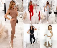 Designed  Hot Fashion Casual Sleeveless Slim Vest Pencil Pants Suit Women main image 1