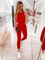 Designed  Hot Fashion Casual Sleeveless Slim Vest Pencil Pants Suit Women main image 2