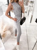 Designed  Hot Fashion Casual Sleeveless Slim Vest Pencil Pants Suit Women main image 3