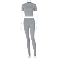 Gym Weekend Yoga Women's Casual Simple Style Solid Color Polyester Pant Co-ord Set Shorts Sets sku image 12