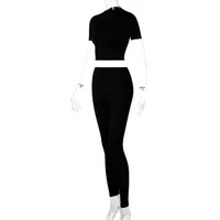Gym Weekend Yoga Women's Casual Simple Style Solid Color Polyester Pant Co-ord Set Shorts Sets sku image 4